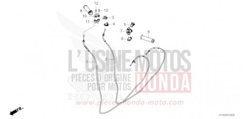 COMMUTATEUR/CABLE SH350AS de 2025